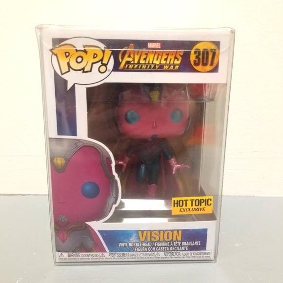 Hot Topic Exclusive Vision Funko Pop Collectible Figure - Picture 1 of 6